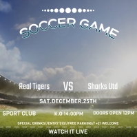 Soccer Game Template PosterMyWall