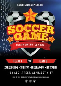 Soccer Game Template PosterMyWall