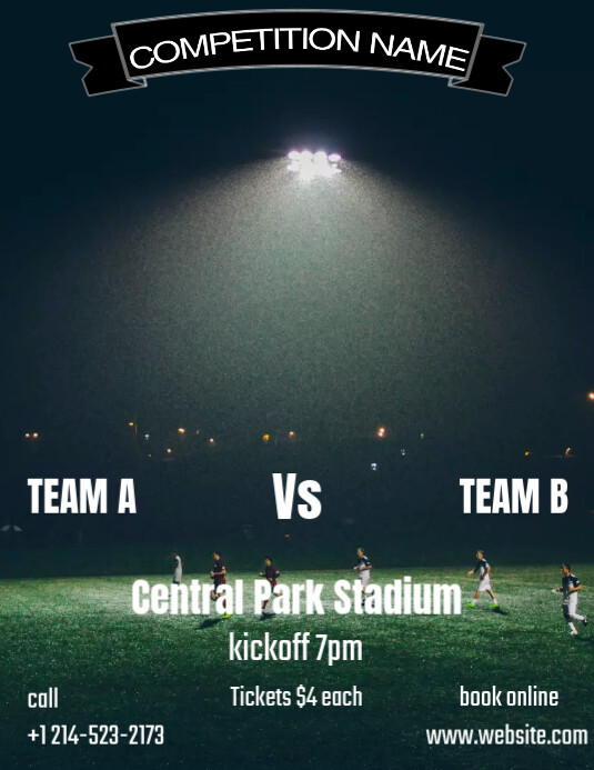 Copy of Soccer MATCH (1) | PosterMyWall