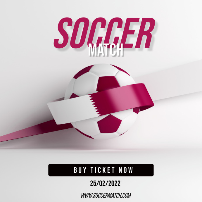 Soccer Match 2022 Template PosterMyWall