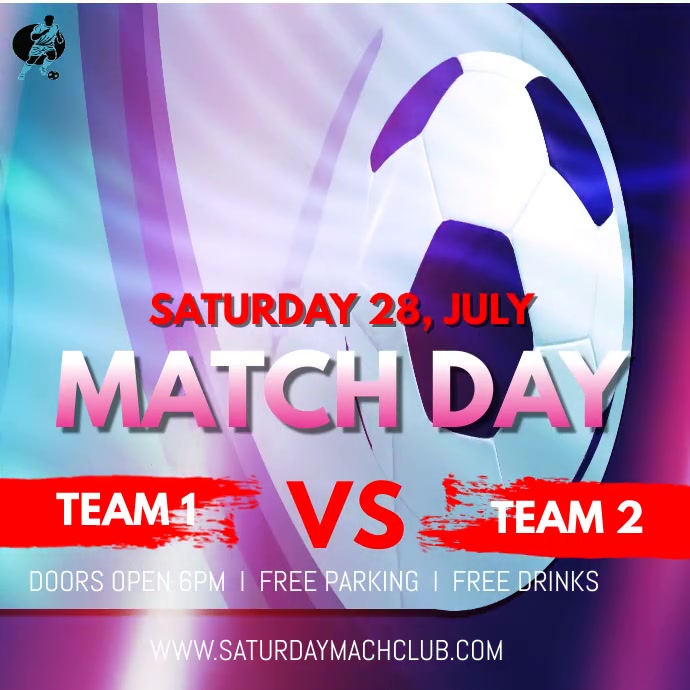 soccer match Template | PosterMyWall
