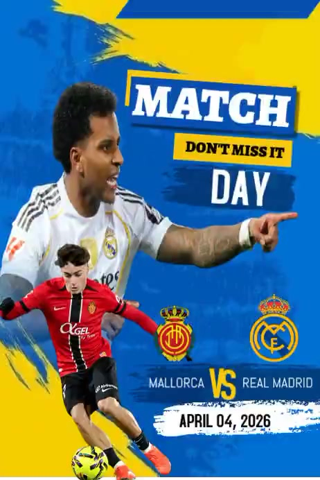 Blue Football Match Posters Template | PosterMyWall