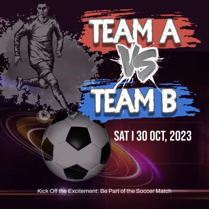 Soccer Match Schedule Template PosterMyWall