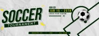 Soccer Match Tournament Portada de Facebook template