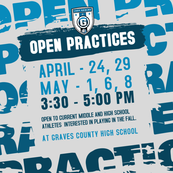 Open Practice Copy of Soccer Open Practices | PosterMyWall