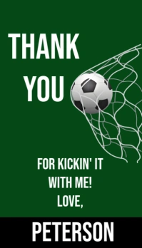 Soccer Party, Birthday Favor Tag Kartu Bisnis template