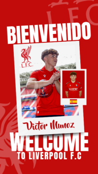 Rood Welcome Announcement Instagram-verhaal Template