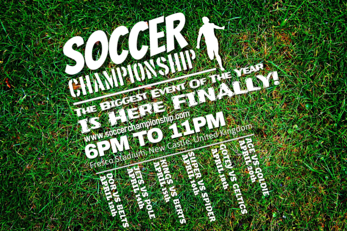 Soccer Poster Template