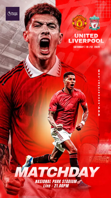 Soccer Sport Football Matchday Templates | PosterMyWall