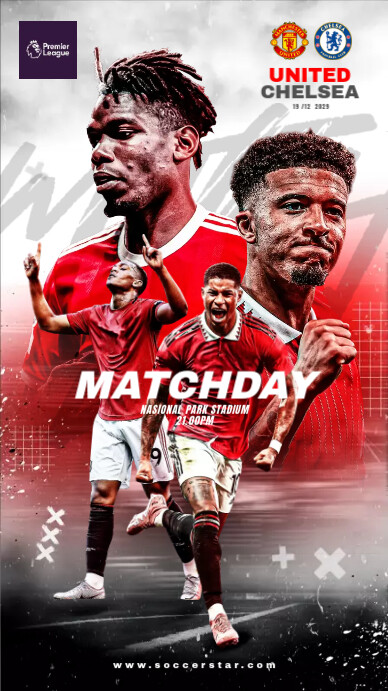 Soccer Sport Football Matchday Templates | PosterMyWall