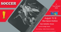 Soccer Team/Futbol/Sport/event postcard Facebook Ad template