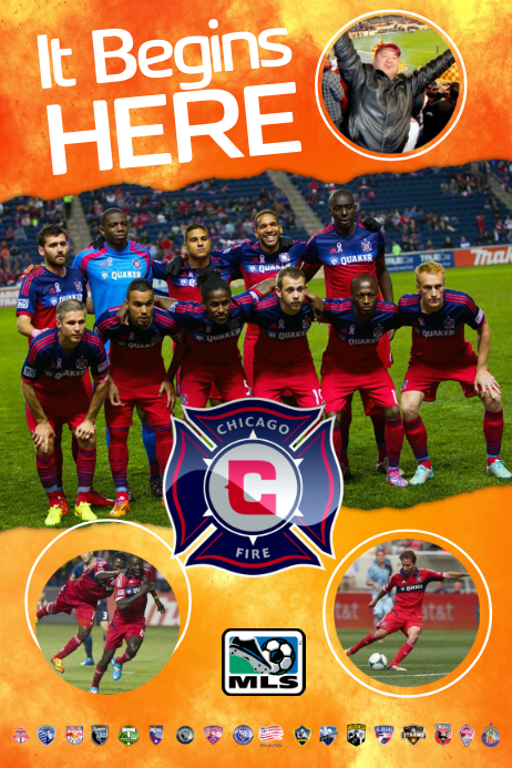 Soccer Team Poster Template | PosterMyWall