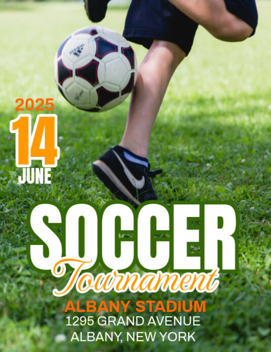 Soccer Tournament Ad Flyer Template | PosterMyWall