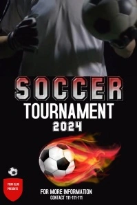 soccer tournament Gráfico de Tumblr template