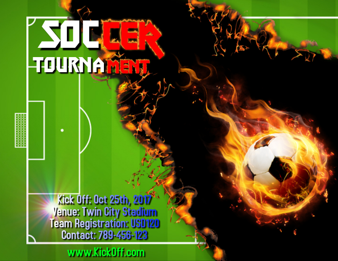 Soccer Tournament Template PosterMyWall