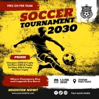 Soccer Tournament Instagram Facebook Template