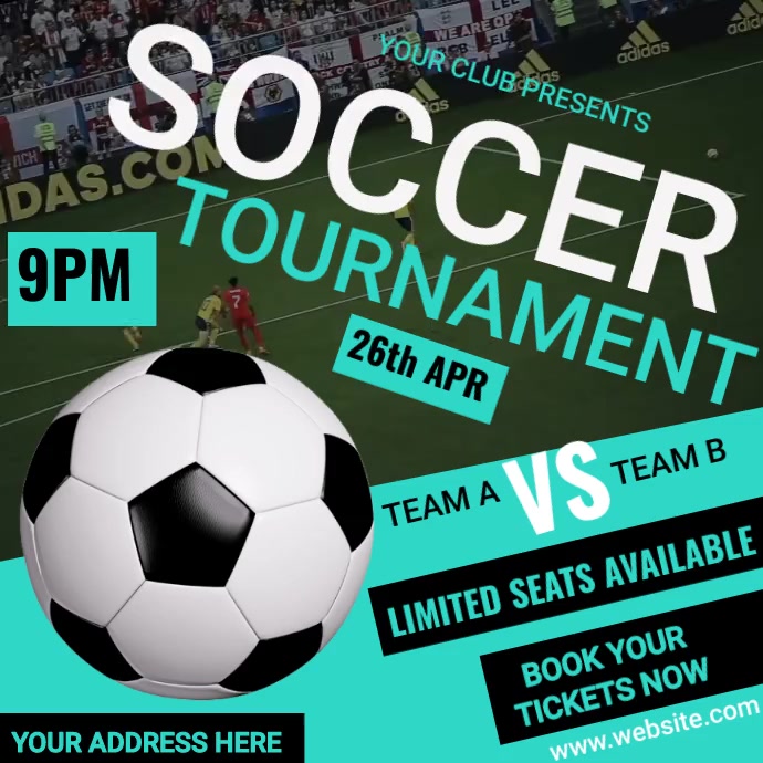 soccer tournament poster Template | PosterMyWall