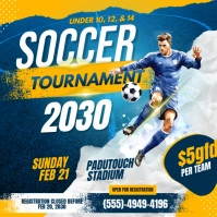 Soccer Tournament Promo Facebook Instagram template