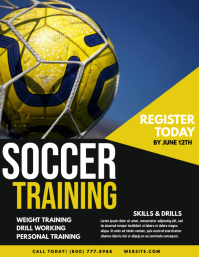 Football Training Template PosterMyWall football-training-template-postermywall