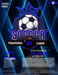 Soccer Traning Camp Flyer template