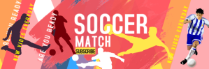 Soccer Twitter header template