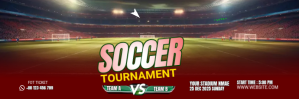 Soccer Twitter Header template