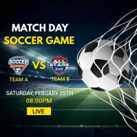 soccer19 Instagram-opslag template