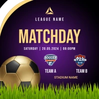 soccer23 Instagram Post template