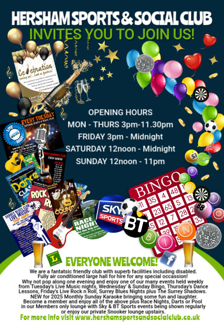 Social Club Event Poster Template PosterMyWall social-club-event-poster-template-postermywall
