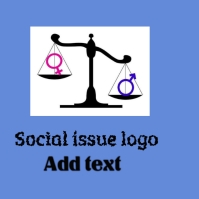 Social issue logo design template. | PosterMyWall