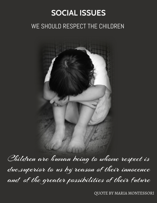 SOCIAL ISSUES POSTER Template PosterMyWall