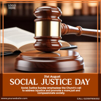 Social Justice Sunday โพสต์บน Instagram template
