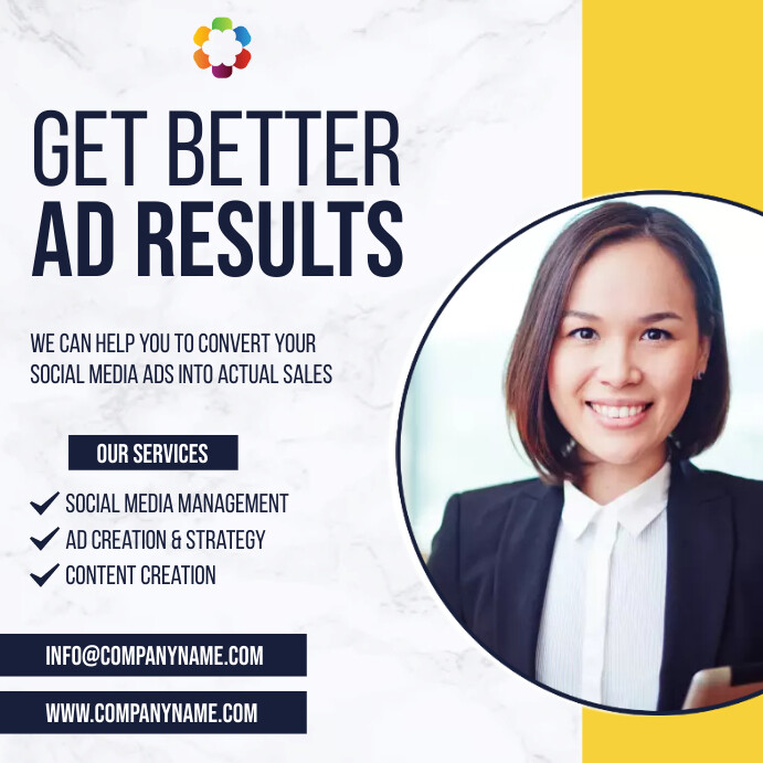social media ad advert results strategy Template | PosterMyWall