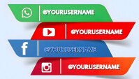 Social Media Brand Kit Design Flyer  Blog Header ส่วนหัวบล็อก template