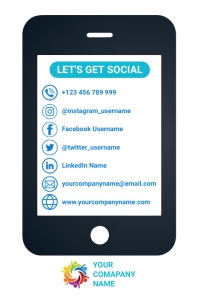 Contact Icon Template | PosterMyWall