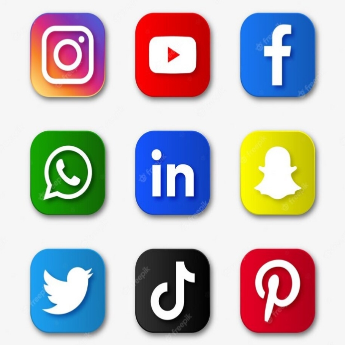 Social Media Logo Collection Template PosterMyWall social-media-logo-collection-template-postermywall