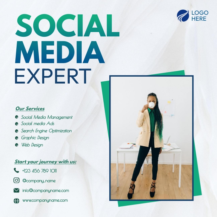 تصميم إعلان سوشيال ميديا جذاب وإدارة محتوى بصري احترافي