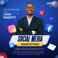Social Media Manager Square (1:1) template