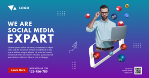 Social Media Manager Facebook Shared Image template