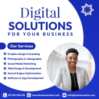 White Digital Solutions Instagram Post Template