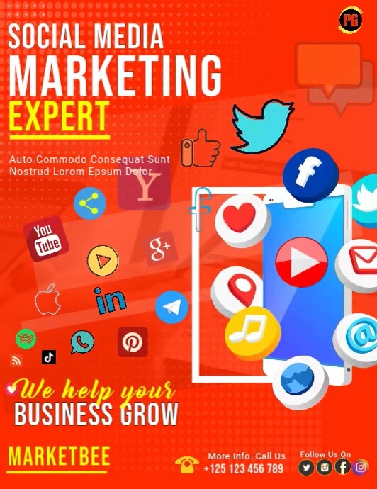 social media marketing Template PosterMyWall