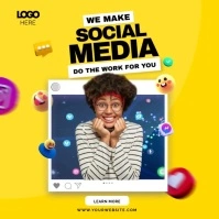 social media marketing Instagram Post template