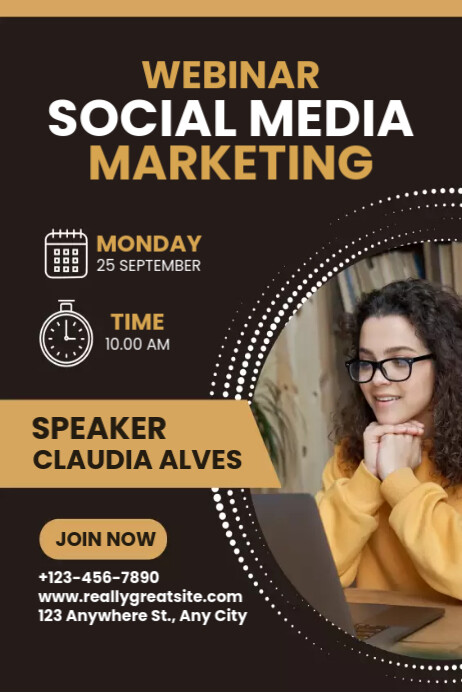 Social Media Marketing Poster Template | PosterMyWall