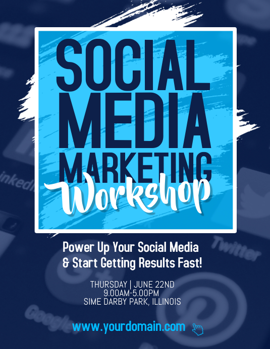 social media marketing workshop poster template 3102082ae8ebfac08168e7caf9b74b28_screen