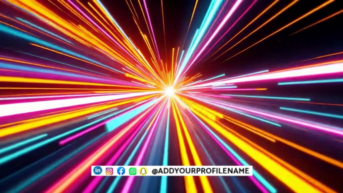 Social Media Profile Promotion Digital Display Video Template ...