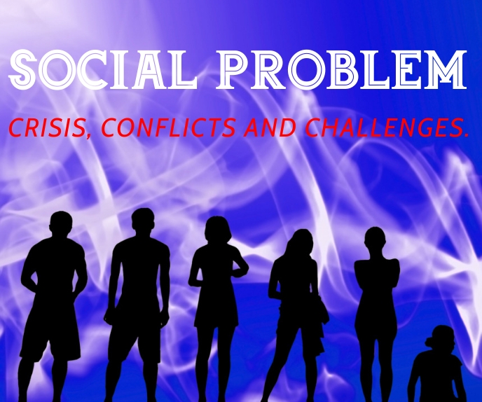 SOCIAL PROBLEM BOARD SIGN TEMPLATE | PosterMyWall