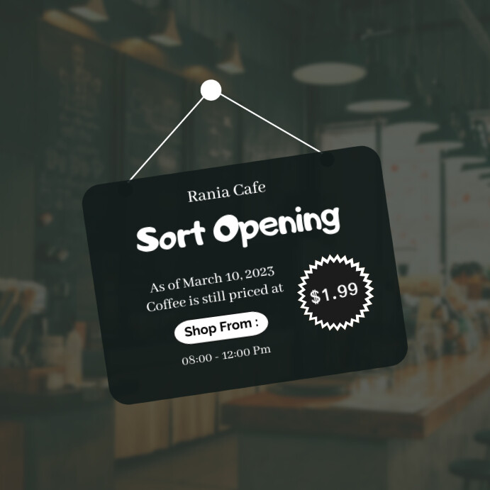 Plantilla de Soft Opening | PosterMyWall