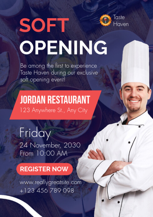 Soft Opening Invitation Poster Template | PosterMyWall