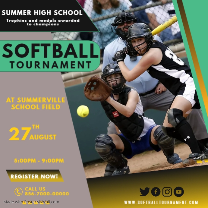 Softball Insta Template.c PosterMyWall