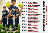 Softball Legacy 2025: Game Day Lineup A4 template